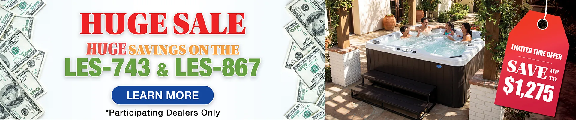 Calspas hot tub being used in a family setting - Mexico City